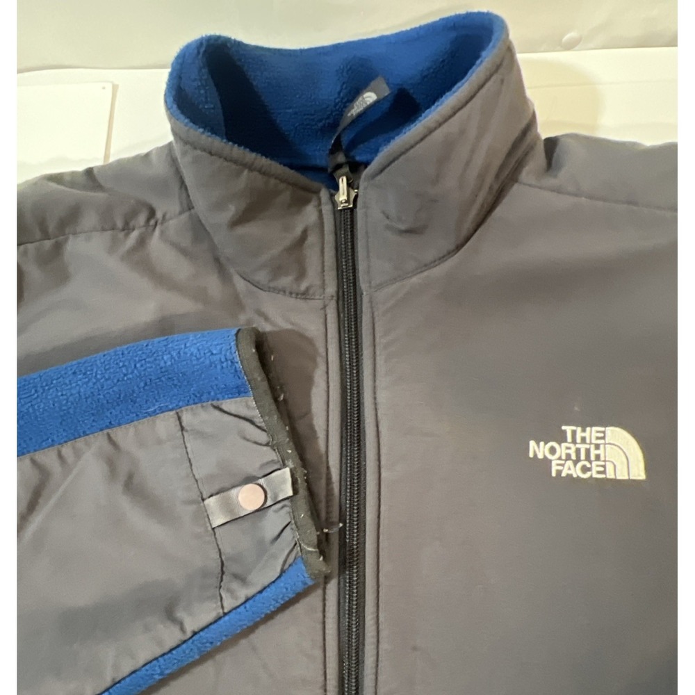 Vintage Youth UnisexNorth Face Denali Fleece Jacket Polartec Blue Black XL‎